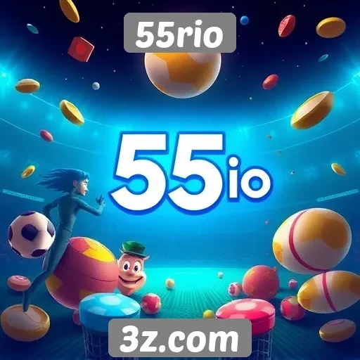 Variedade de jogos oferecidos no 55rio